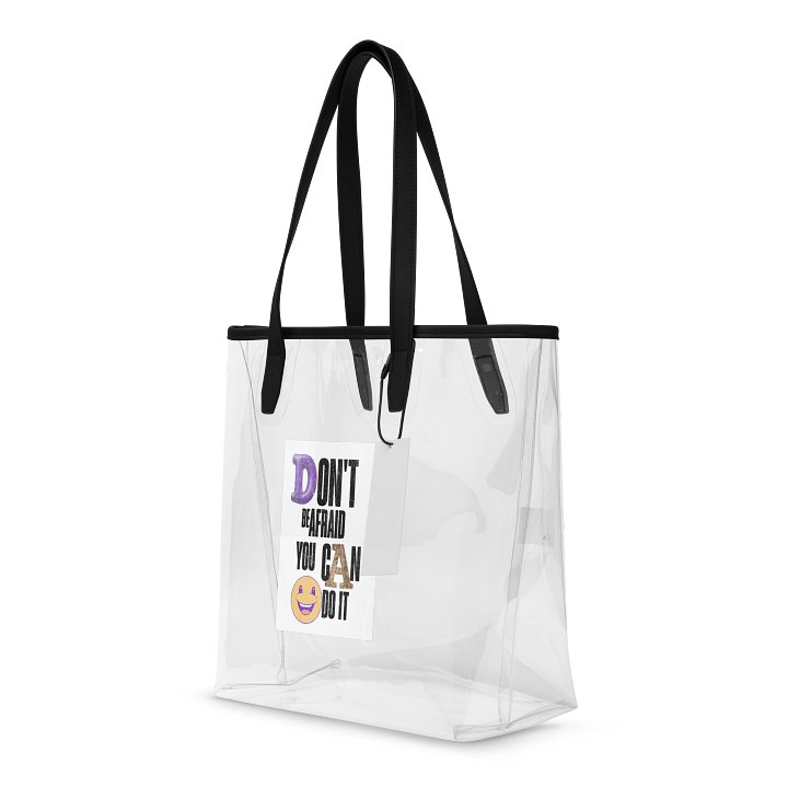 Motivational Clear Tote Bag product image (2)