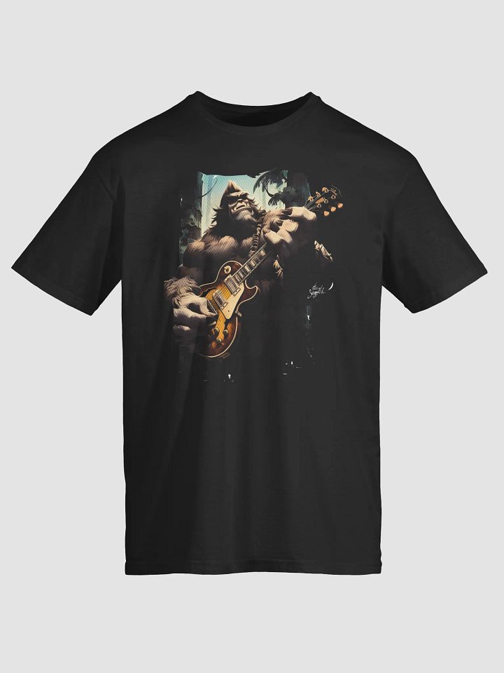 SASQUATCH ROCKS Graphic Tee Bigfoot with Electric Gutiar product image (1)