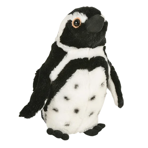 Cute 10" Black Foot Penguin Plush - Soft Stuffed Anime Style Arctic Toy product image (1)
