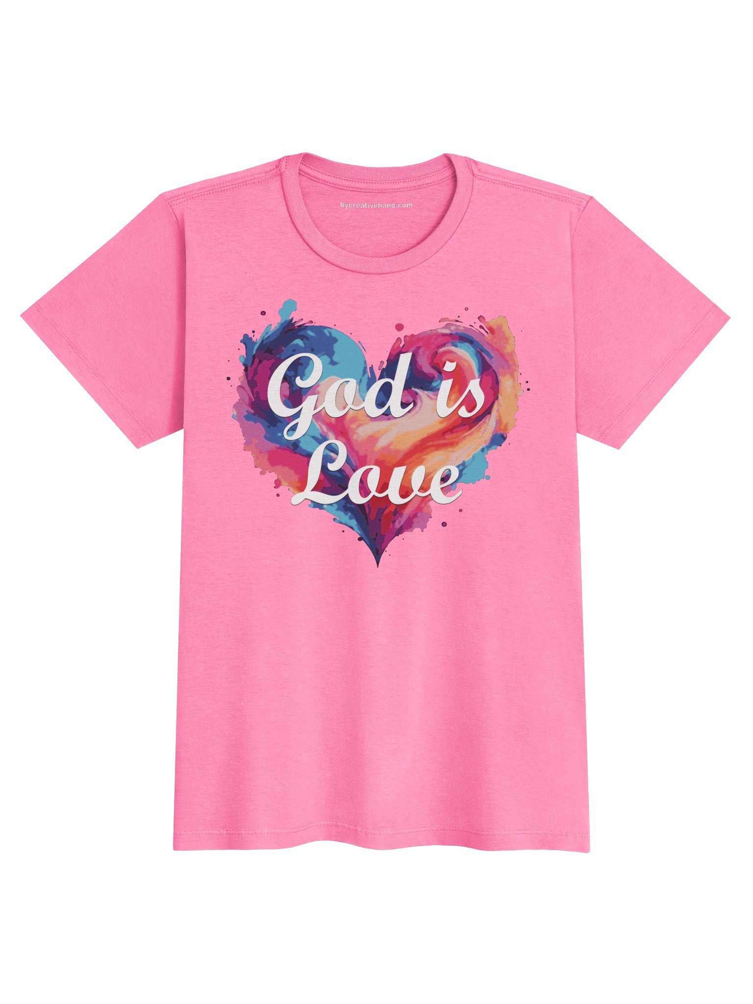 God is Love (Swirling Heart) T-Shirt product image (9)