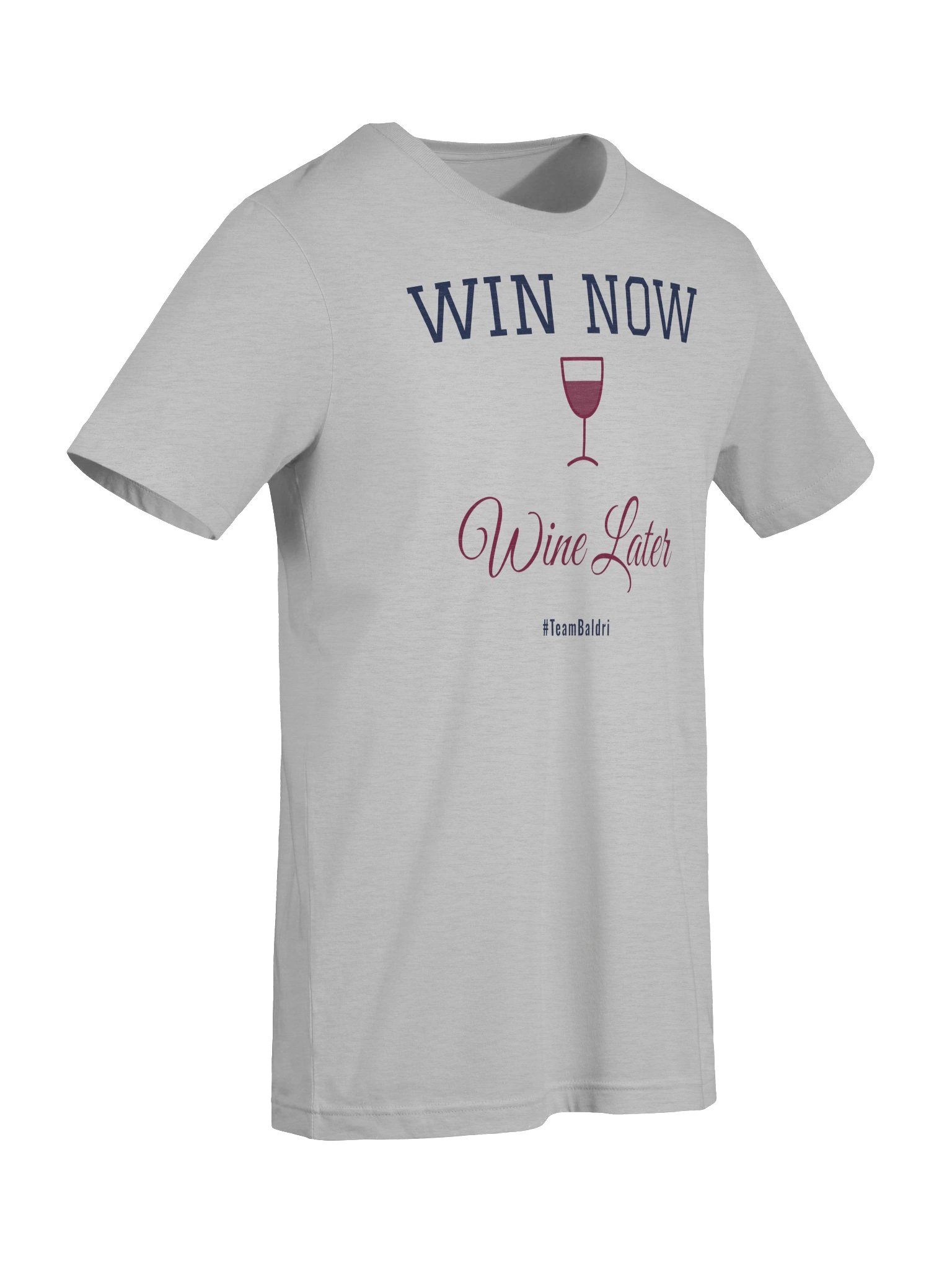 Win Now, Wine Later Tee - White/Cream/Gray product image (20)