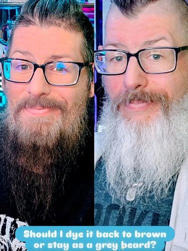 Stay grey or go back to brown?