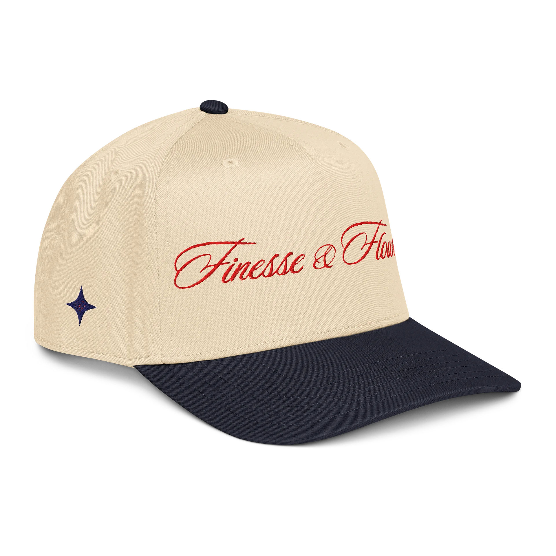 F&F Script Mid-Profile Baseball Cap USA (RED) product image (4)