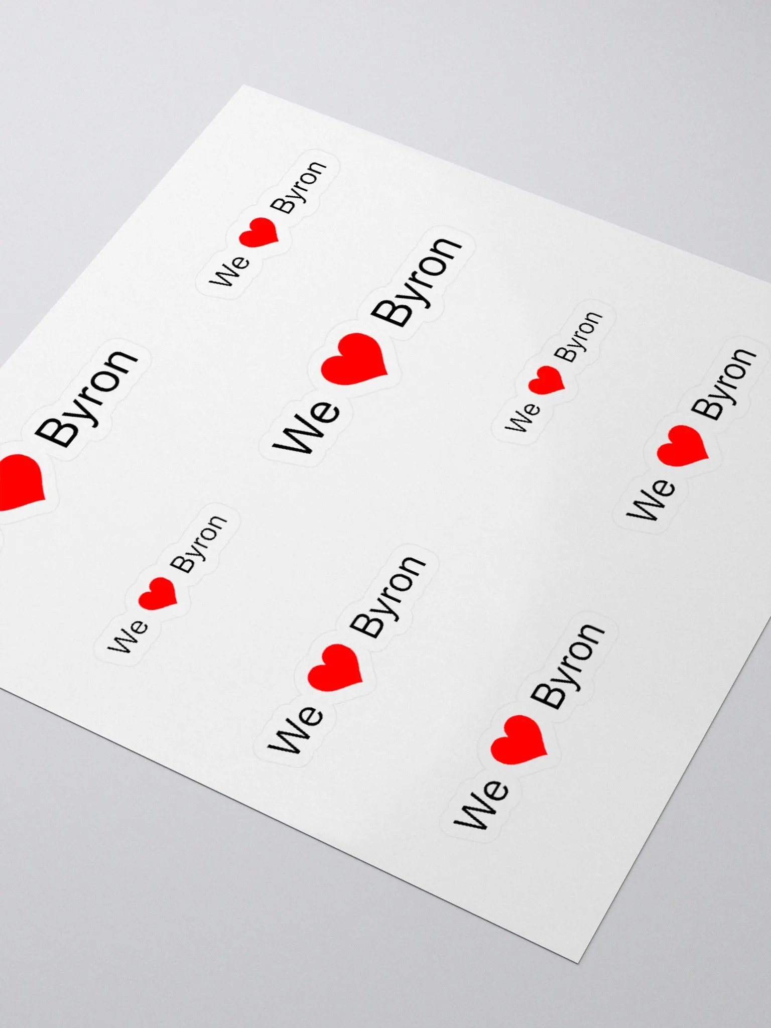 We <3 Byron Stickers product image (3)