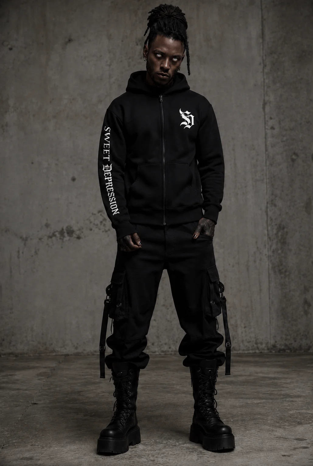 SWEET DEPRESSION EMBLEM ZIP HOODIE product image (1)