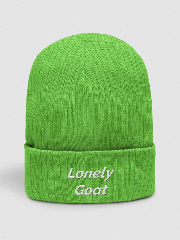 LONELY GOAT Ribbed Knit Beanie product image (1)