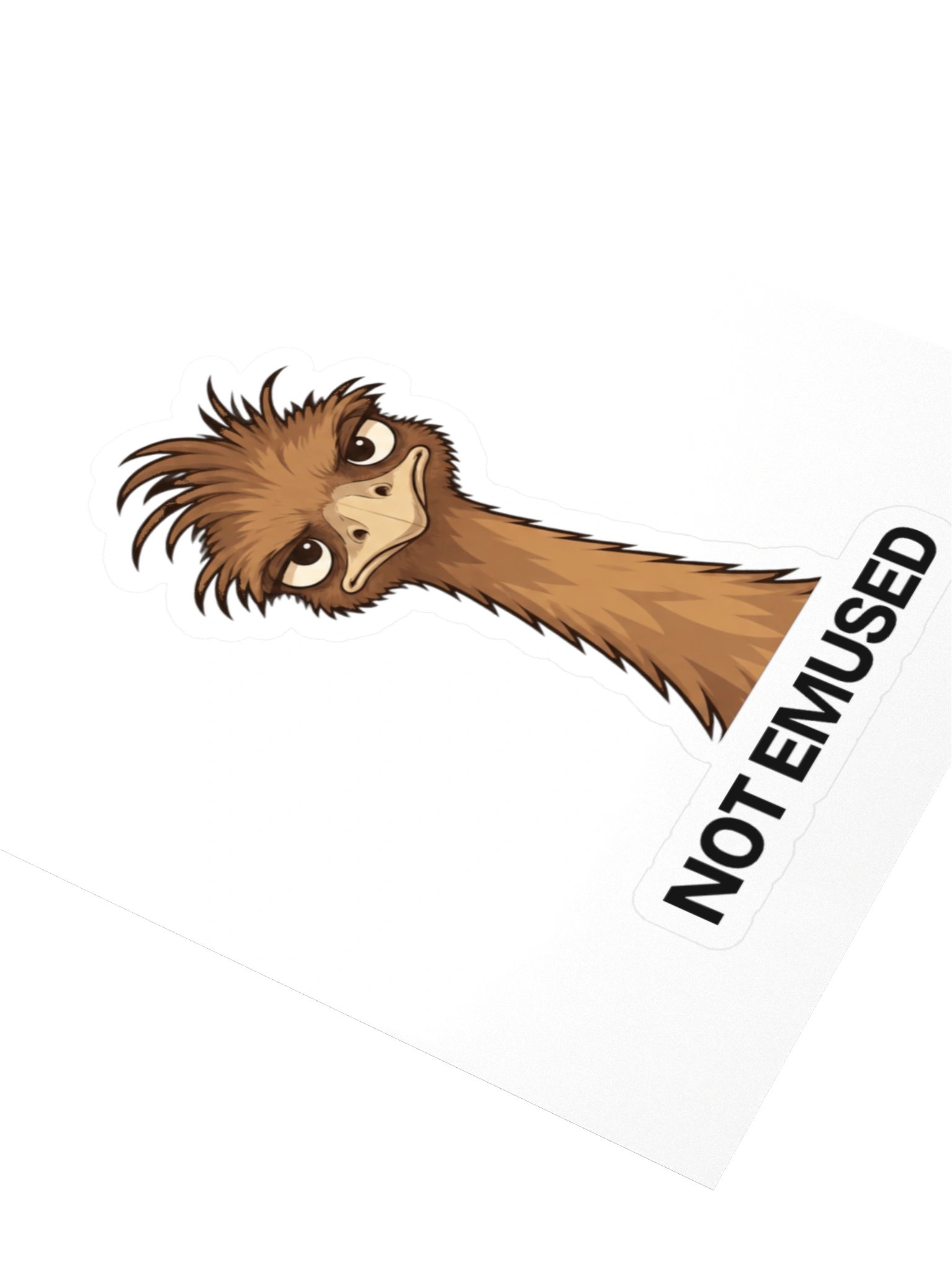 Not Emused Sticker product image (3)