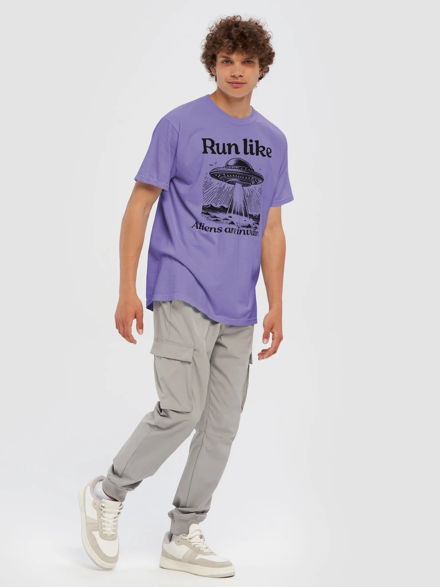 Aliens Invading Ultra-Soft Cotton Comfort Tee product image (55)
