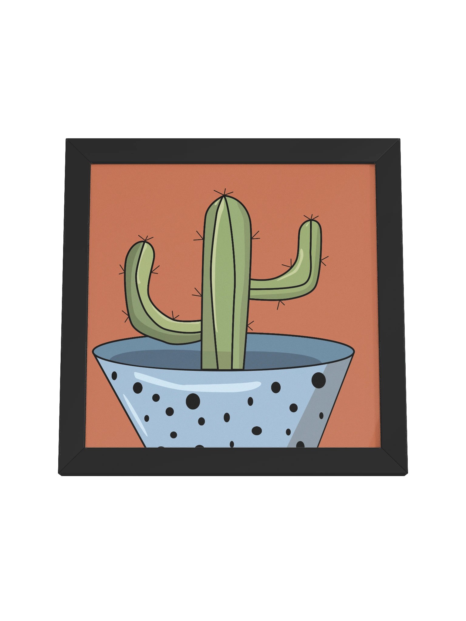 The Saguaro Cactus Design - "Free Hugs" Cactus Framed Wall Art product image (4)