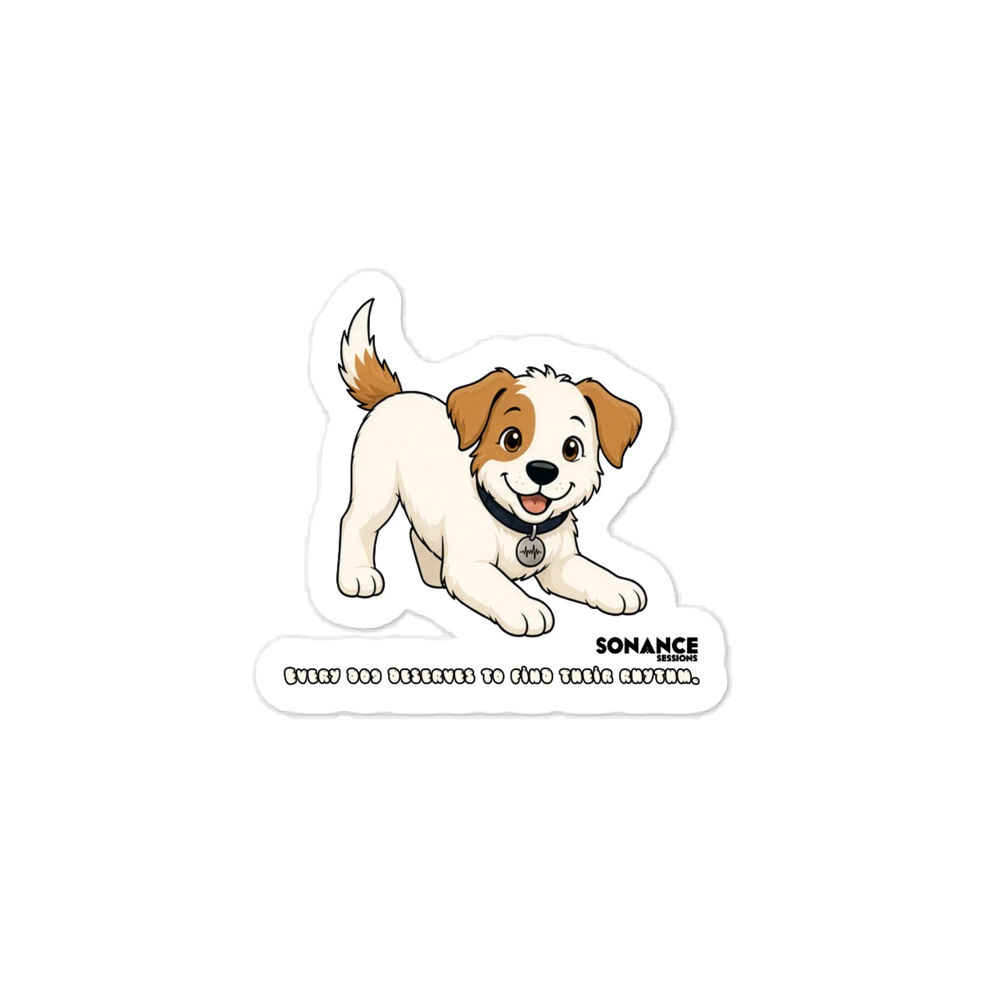 Sonance Dog Kiss-Cut Vinyl Decal (Play) product image (1)