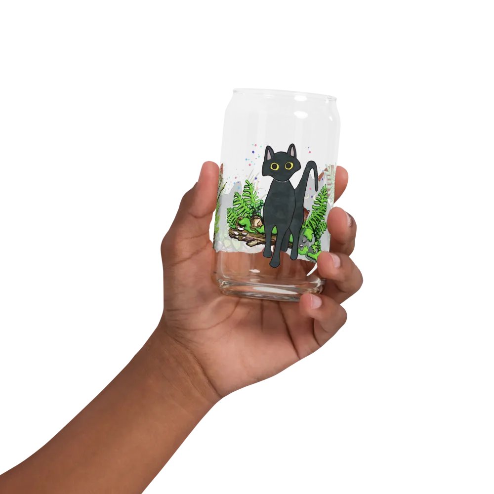 Feline Foliage Family - Can-Shaped Glassware product image (1)