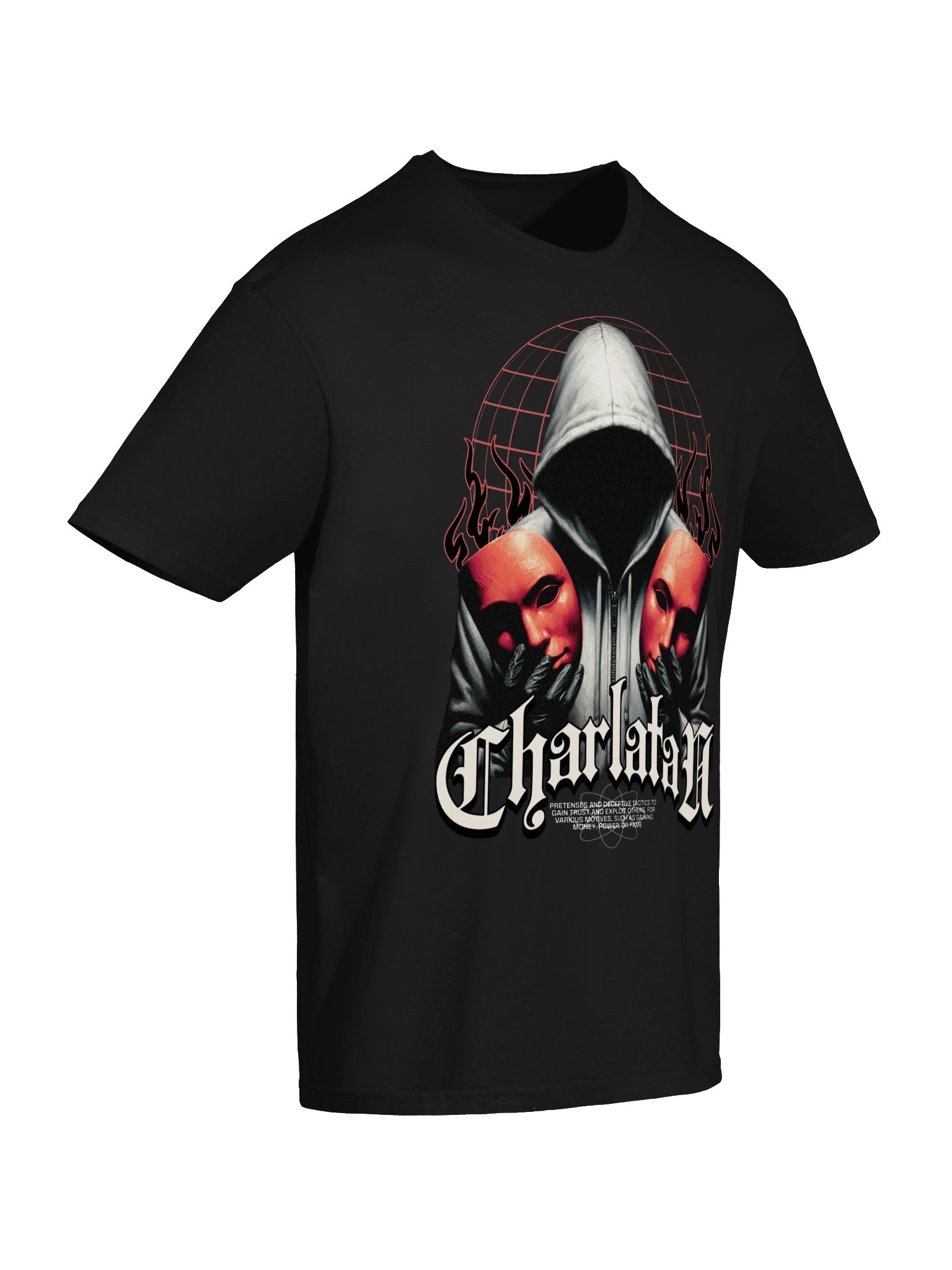 Charlatan Masked Figure Graphic Unisex Softstyle T-Shirt product image (5)