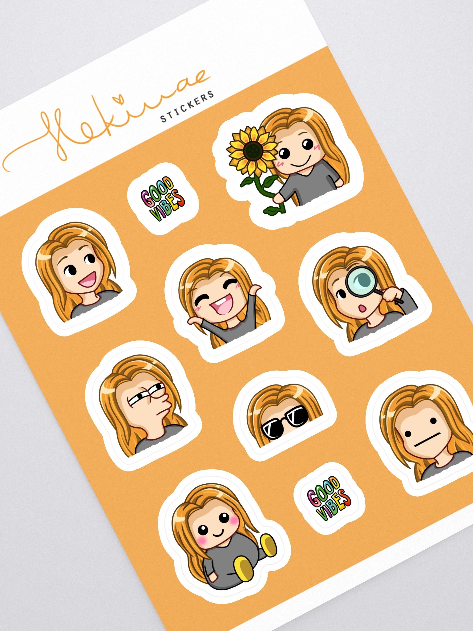 Emote Sticker Sheet product image (1)