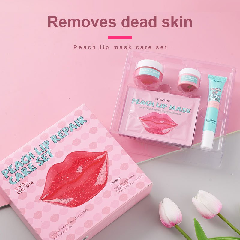 Peach Lip Repair Care Set – Complete Moisturizing Lip Kit product image (4)