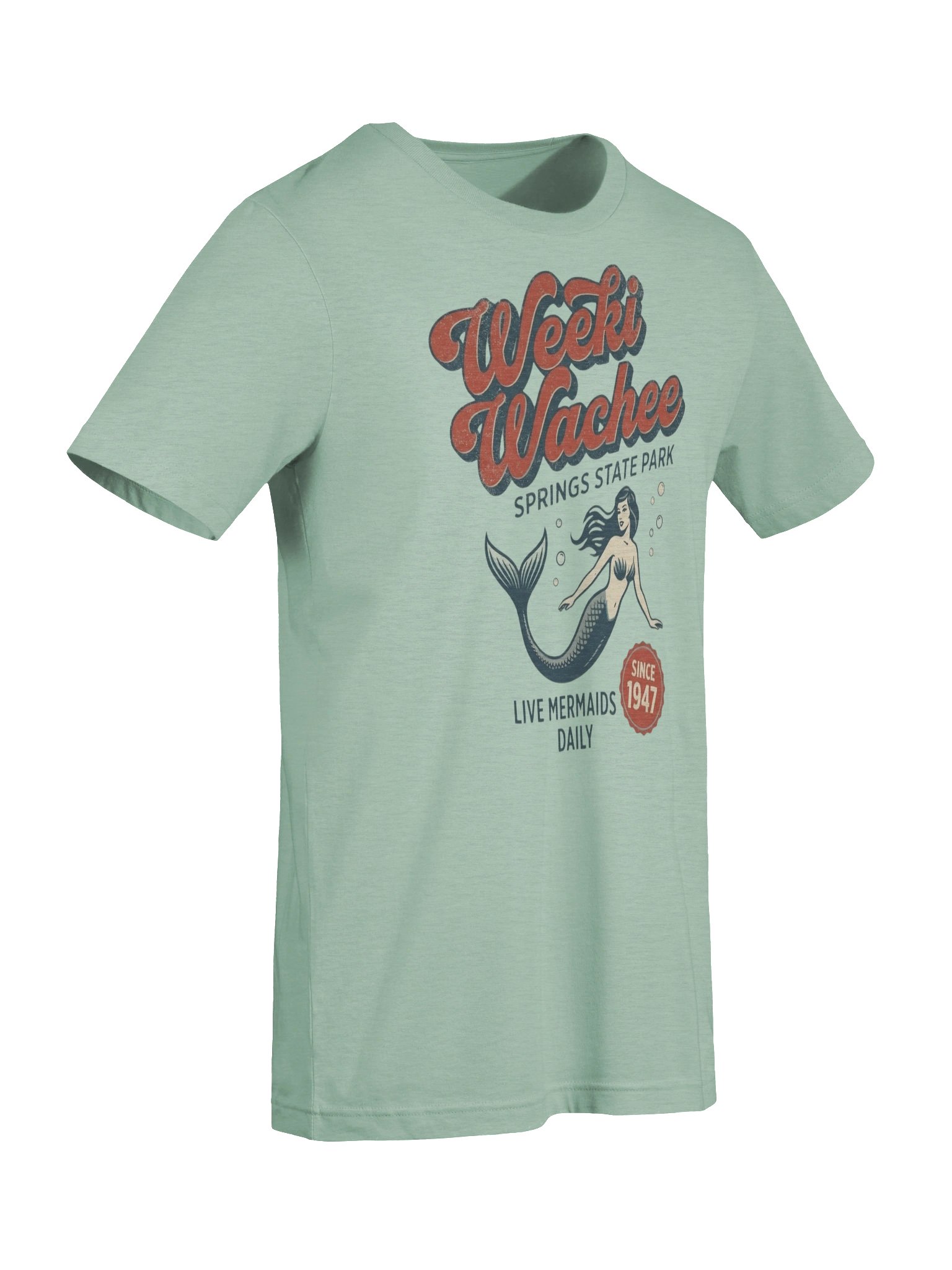 Weeki Wachee Retro Mermaid Tee product image (7)