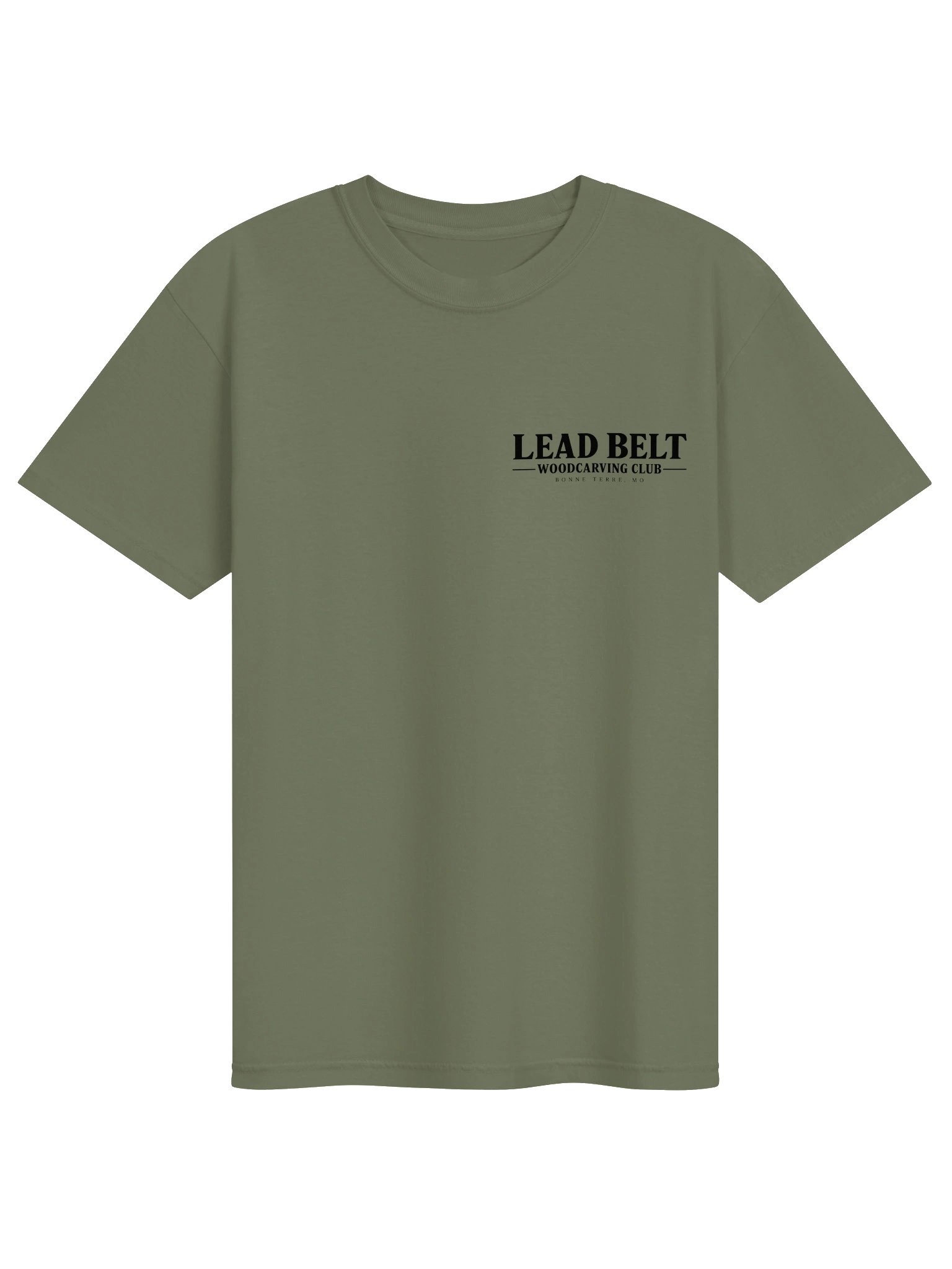 LeadBelt Woodcarving Club Black Comfort Colors Tee product image (5)