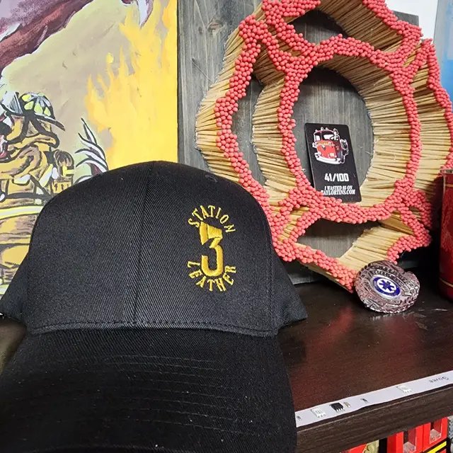 Samples came in and look great.  These and more items should go live this week. #firefighter #leather #station3leather 