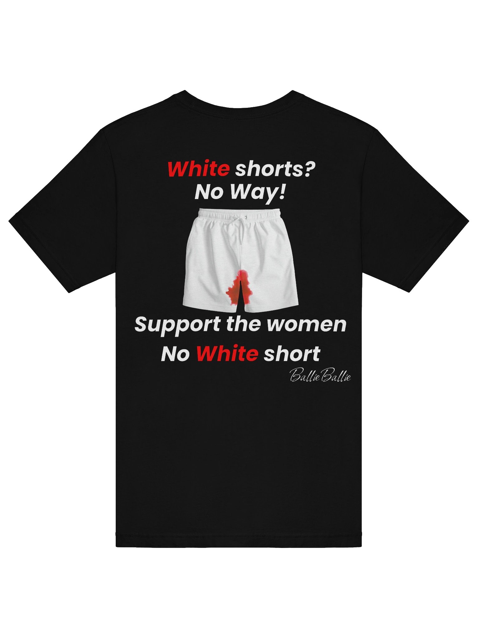 White short? No Way! Support the women No white short product image (6)