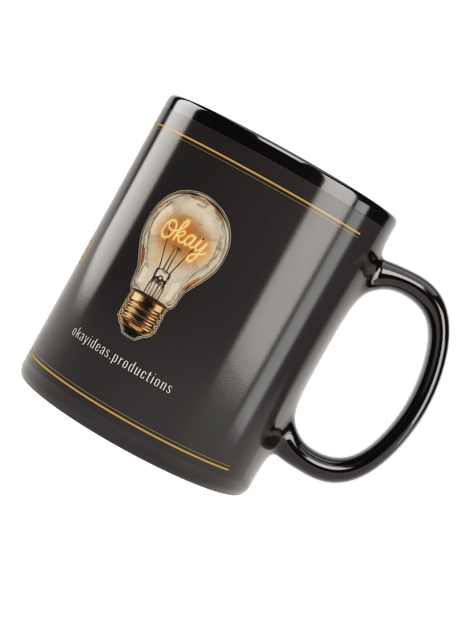 The Brass Veil — Mug (Black Glossy) product image (6)