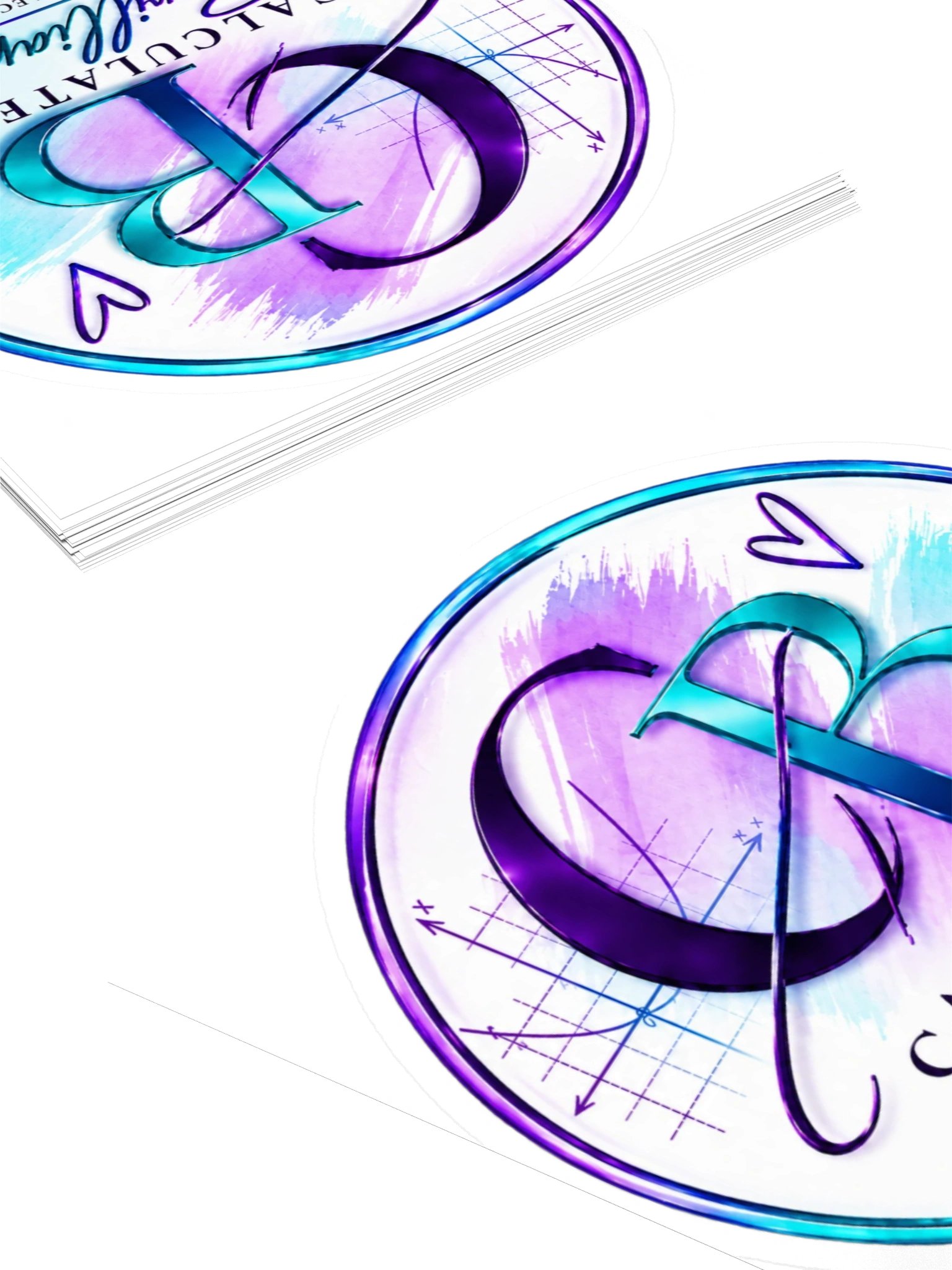CB Signature Logo Sticker 3"x3" product image (4)