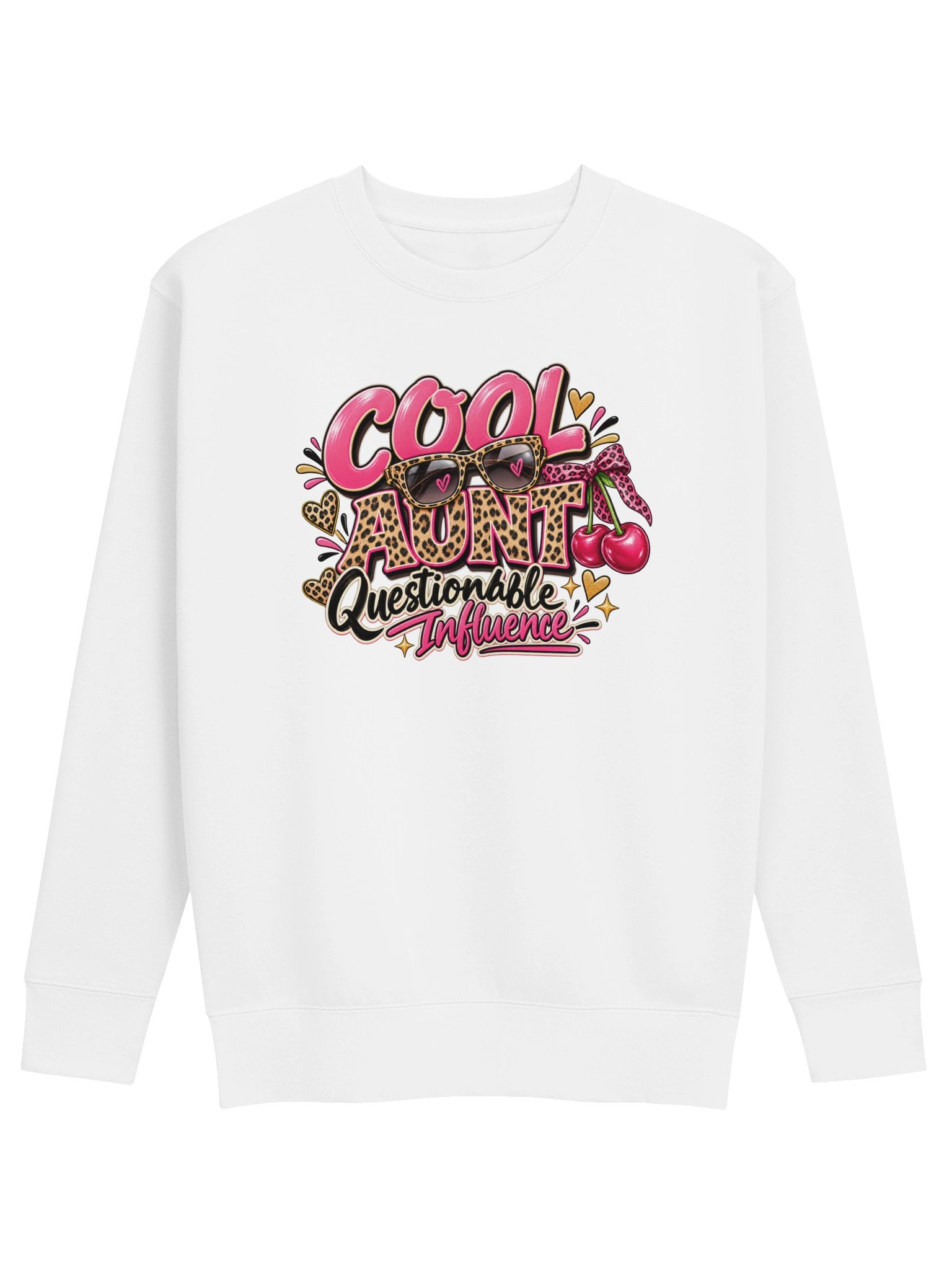 Cool Aunt Questionable Influence Funny Aunt Sweatshirt product image (1)