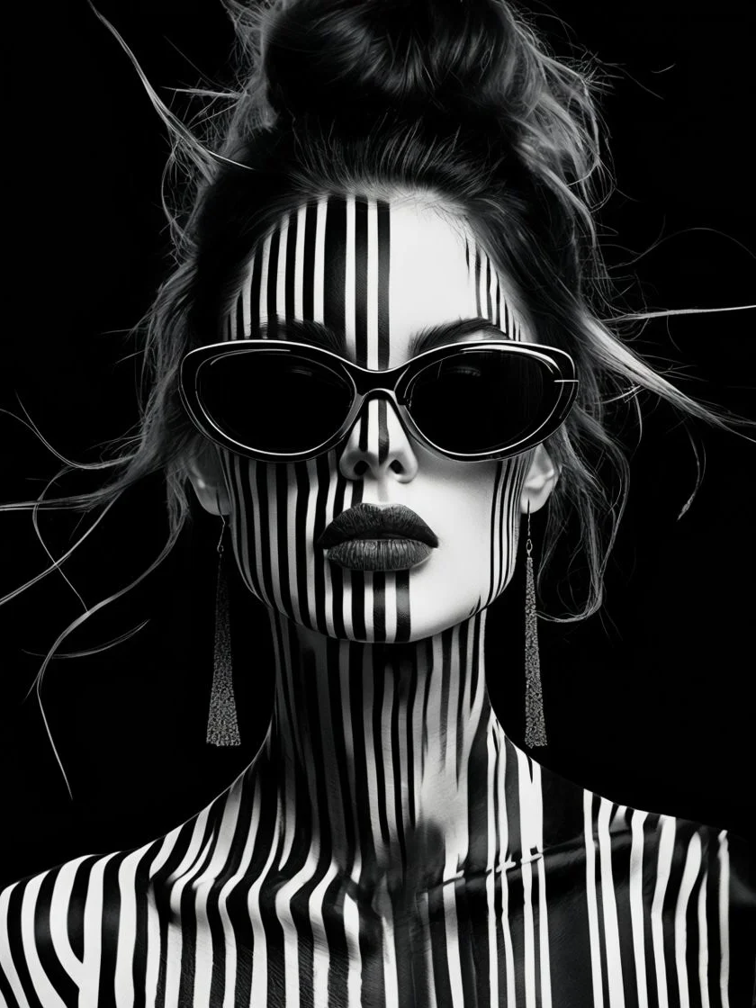 Striped Vision Framed Art Poster product image (1)