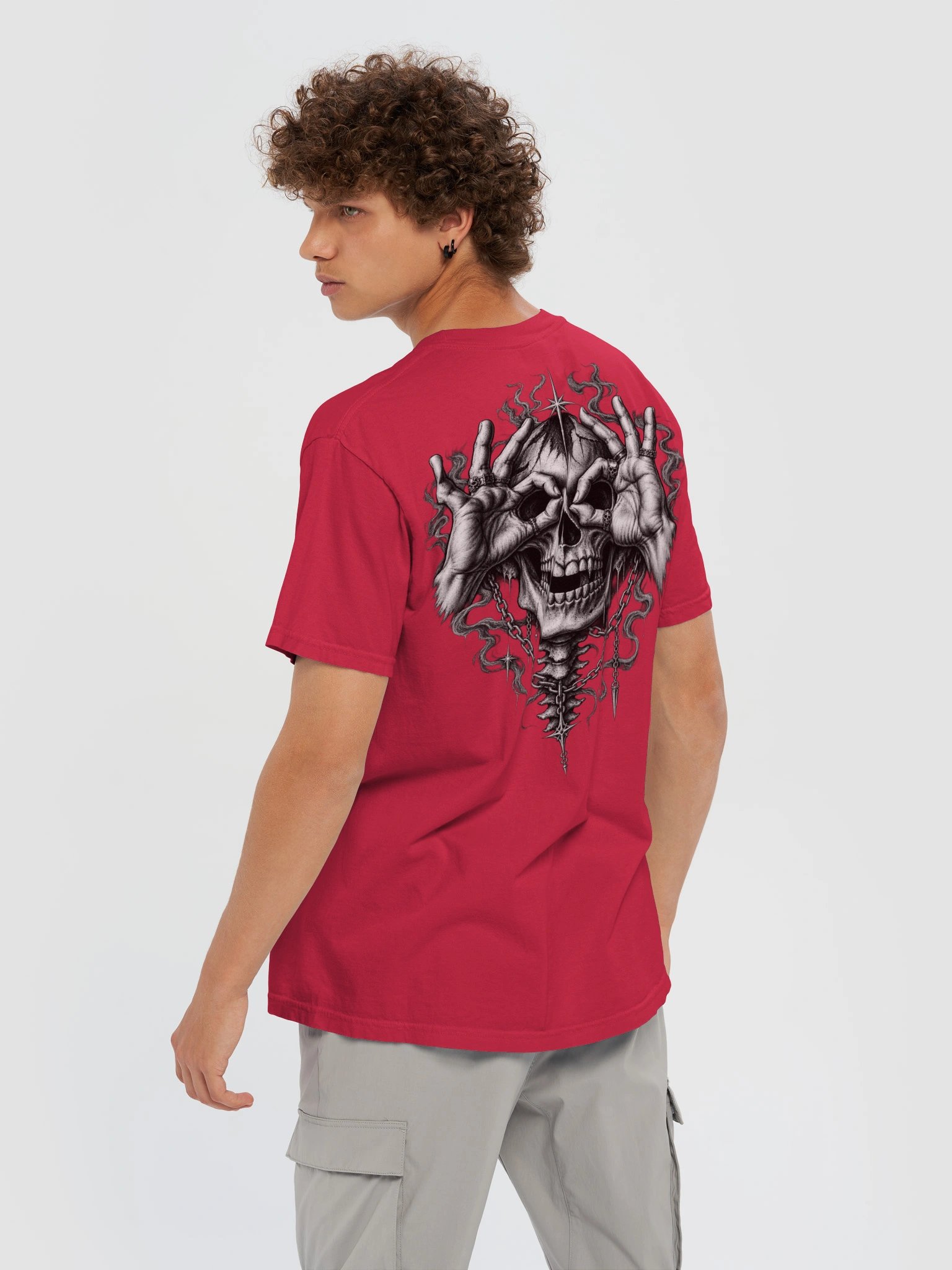 Dark Rose & Skull T-Shirt | Gothic Streetwear product image (3)