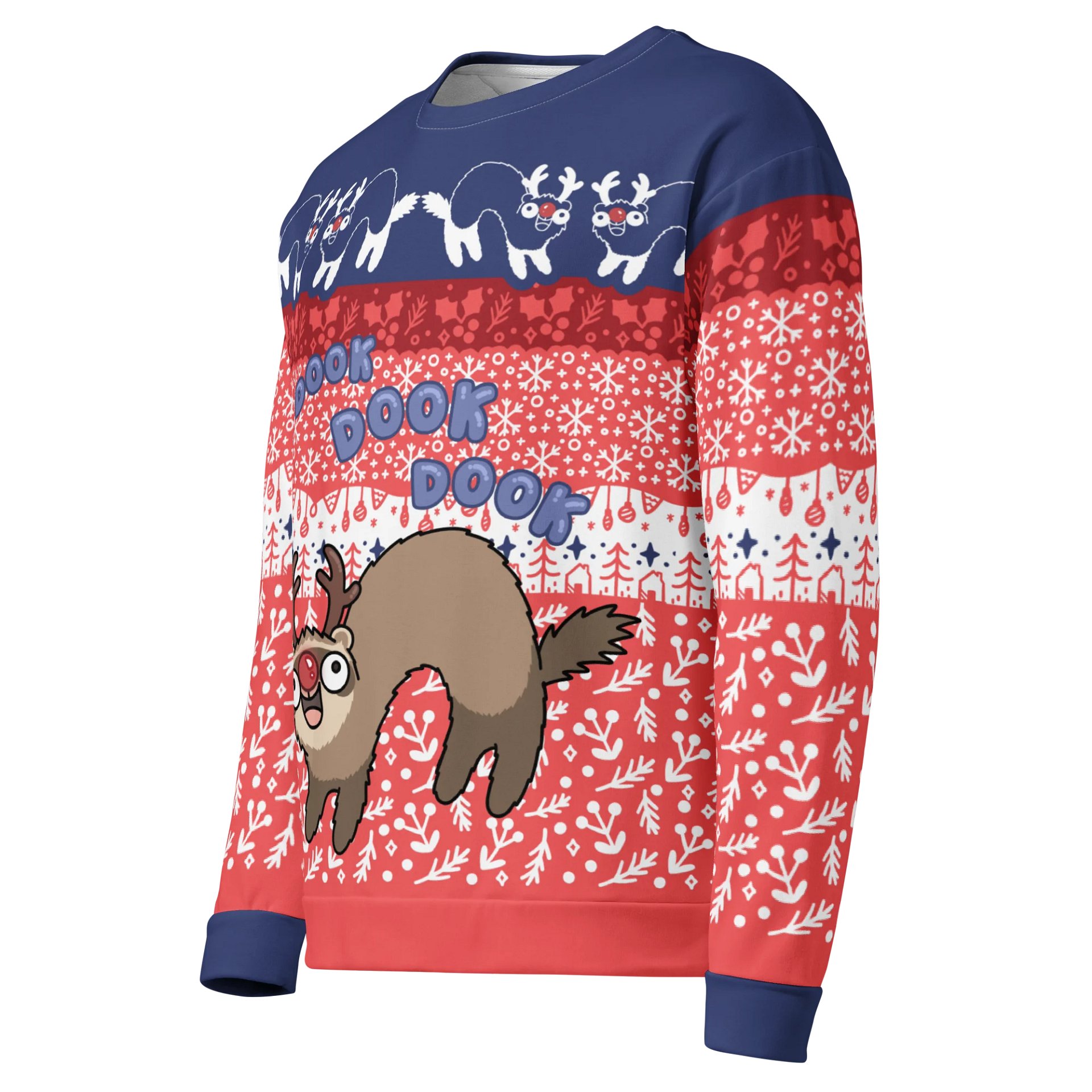 Ferret Ugly (but actually cute) Xmas Jumper product image (5)