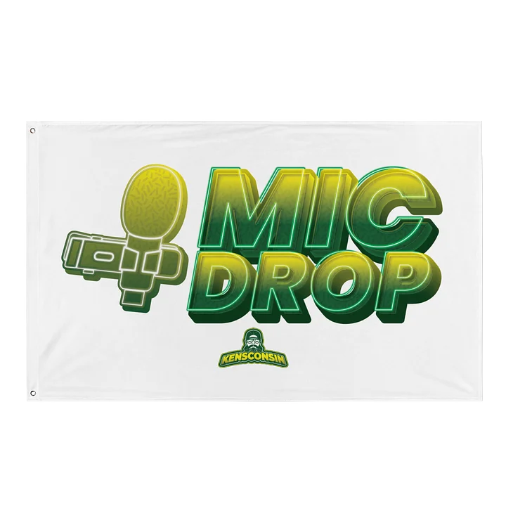 The Official Mic Drop Channel Flag product image (1)