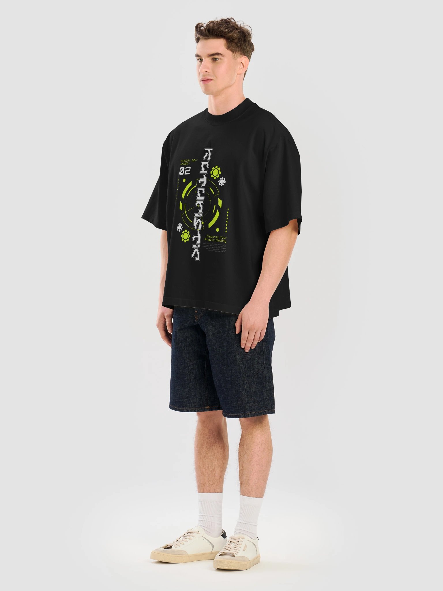 Cyberpunk Graphic Oversized T-Shirt product image (7)