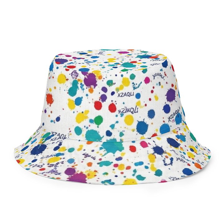 XZAQLI DripStream Bucket Hat (White) product image (2)