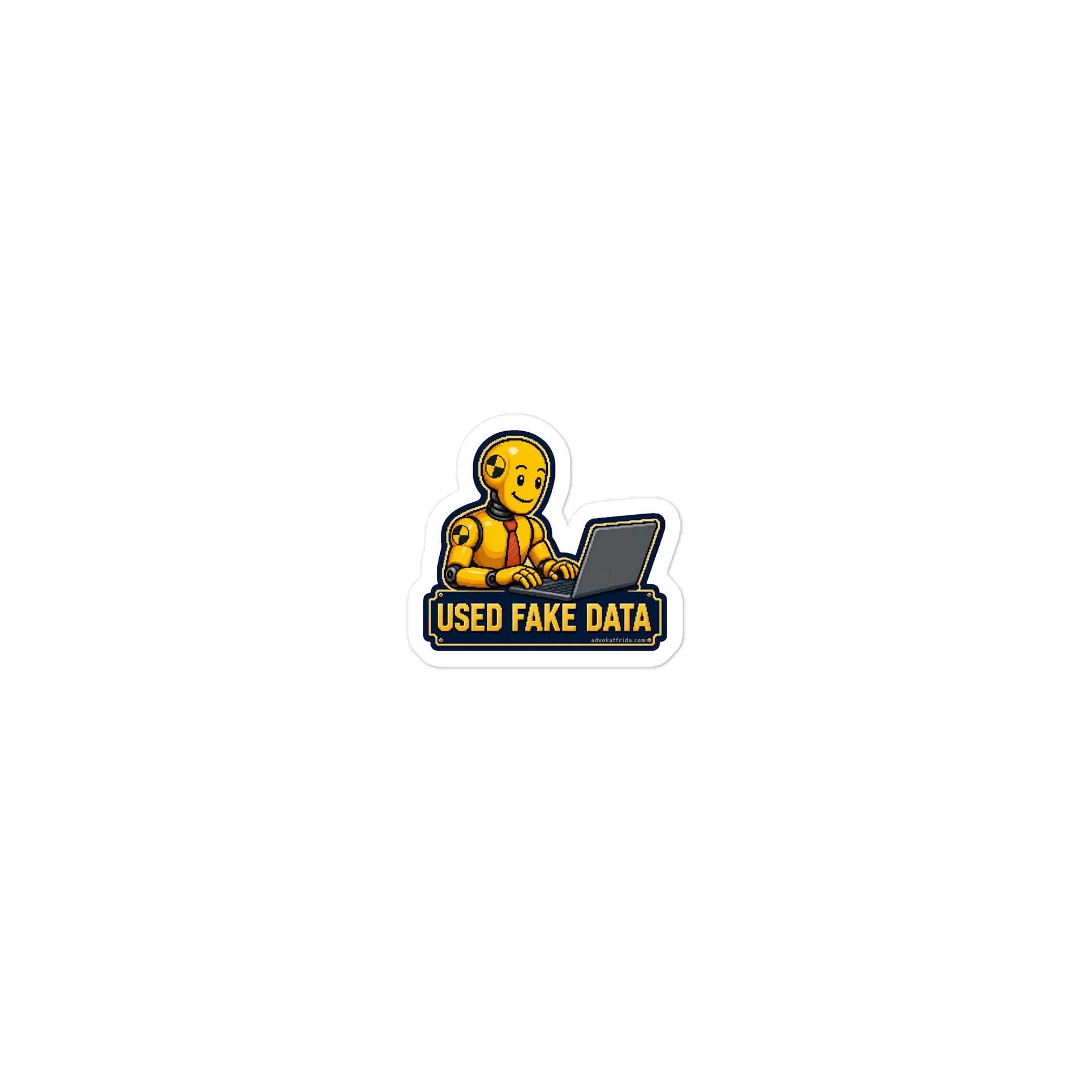 Used Fake Data | 2-Inch Die-Cut Sticker product image (1)