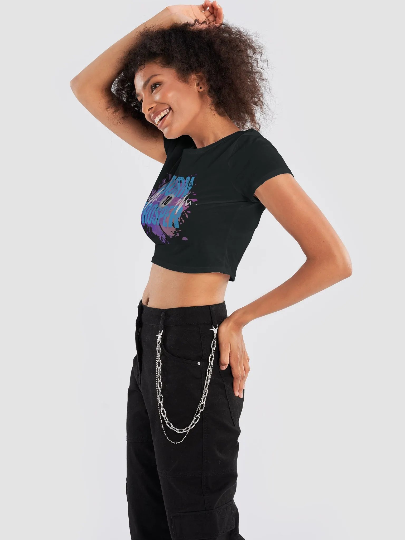 Born to Prosper Women's Crop Tee product image (19)