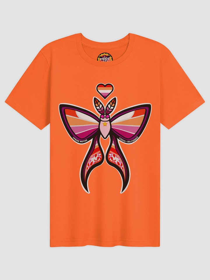 № 2 | LESBIAN PRIDE MOTH | GRAPHIC TEE | T-SHIRT product image (1)