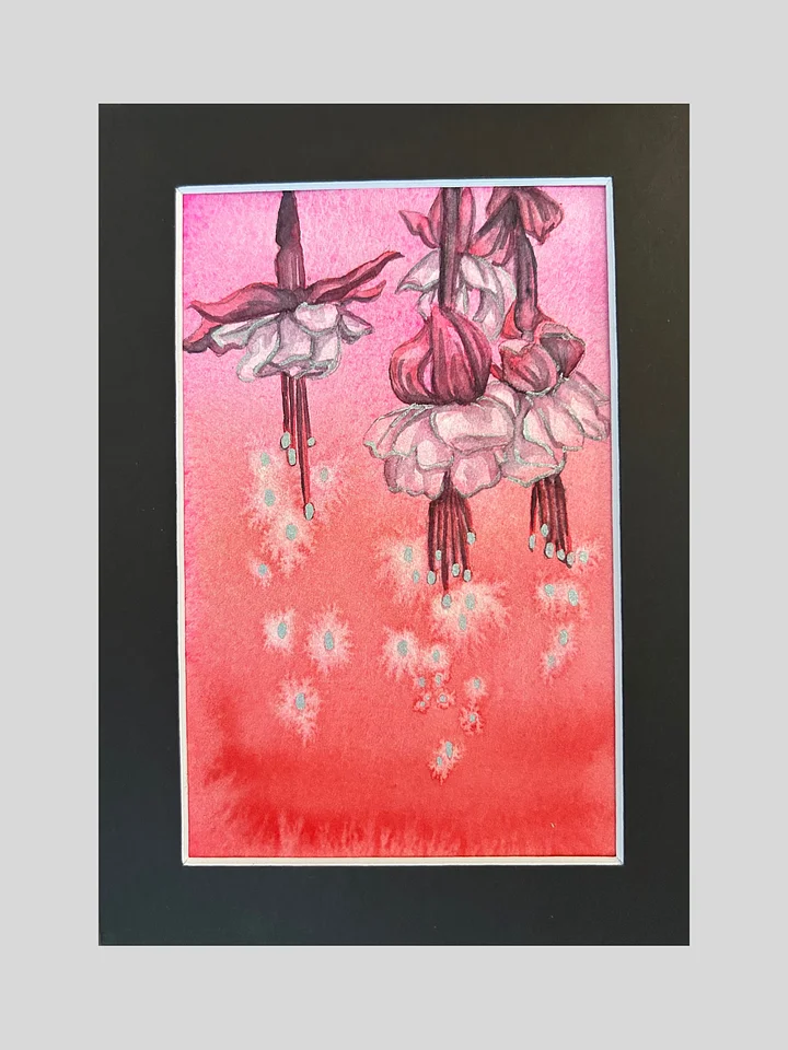 Watercolor Fuchsia Flowers product image (1)