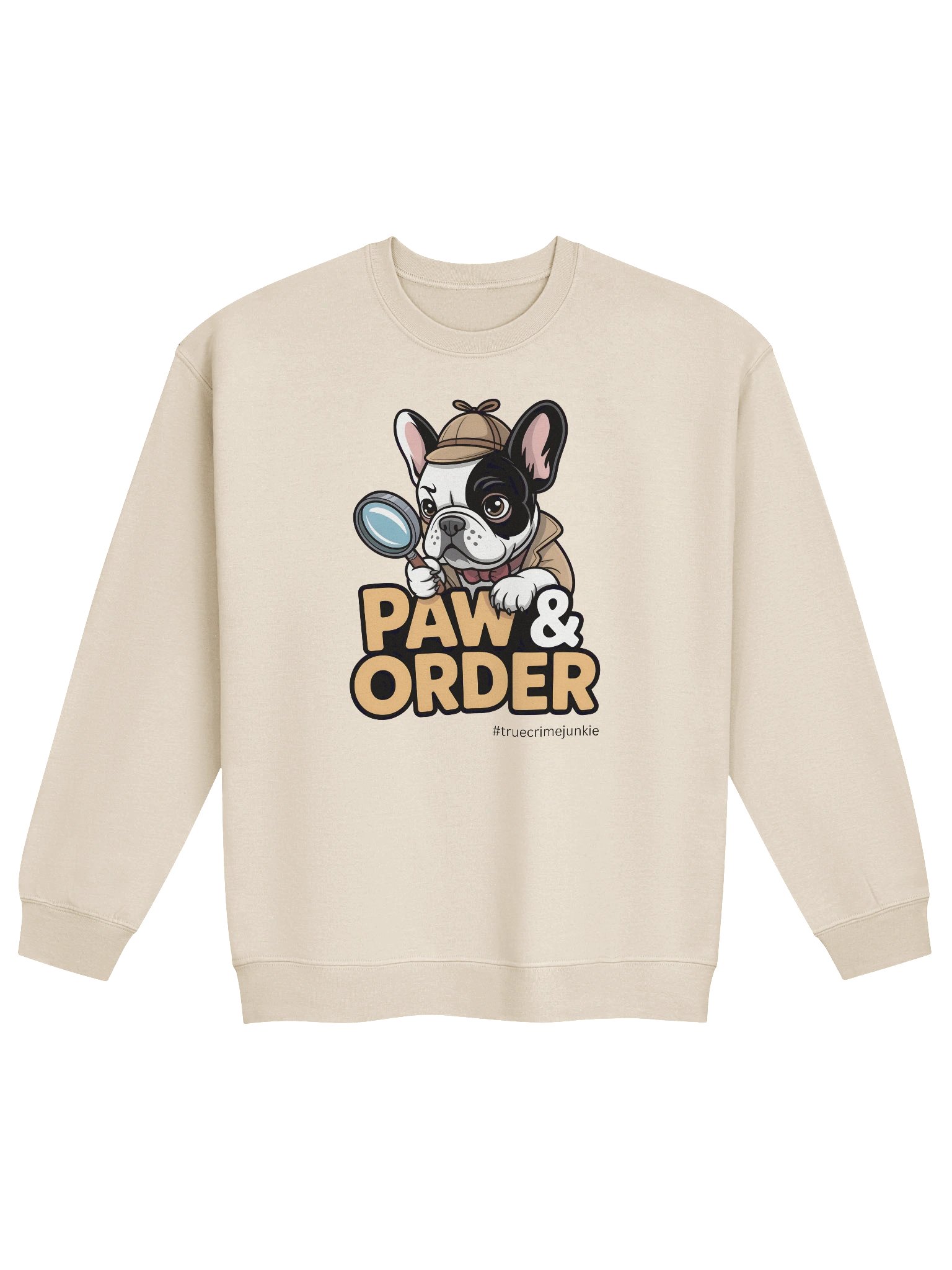 True Crime French Bulldog Lover Sweatshirt product image (14)