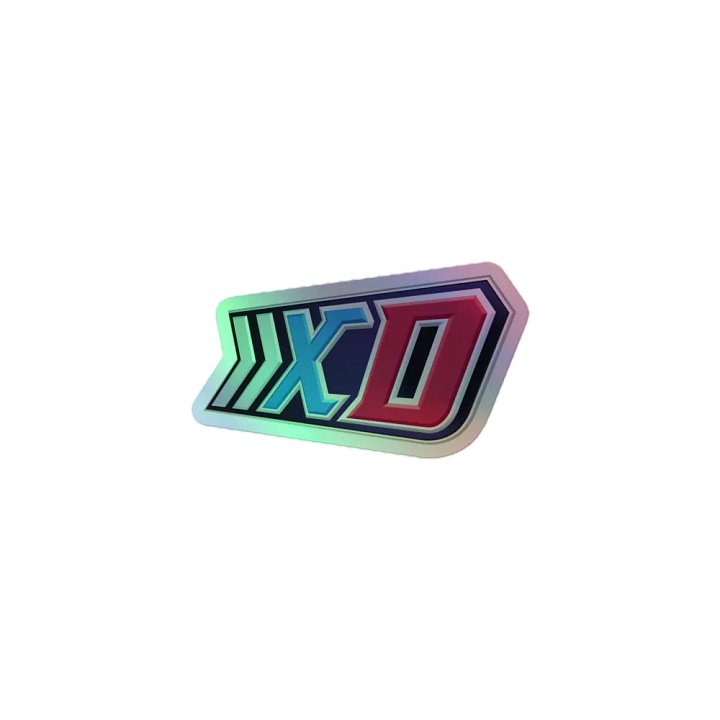 Spin Rhythm XD Short Logo Holographic Sticker product image (1)