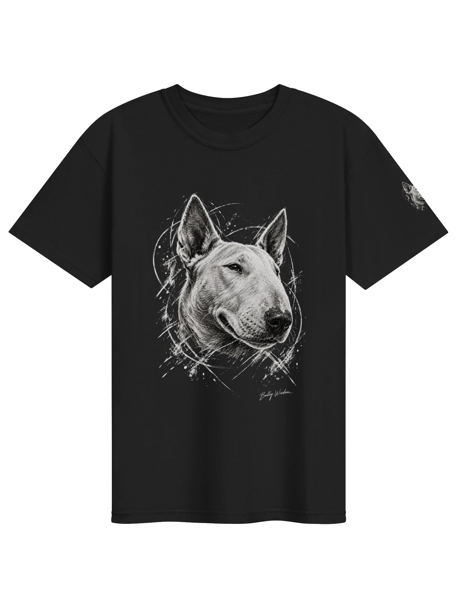Bull Terrier Chalk Portrait Tee product image (1)