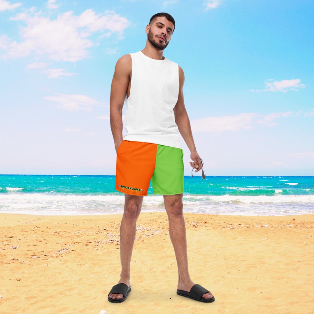SPOOKY JOOCE Swim Trunkz - Orange/Green product image (1)