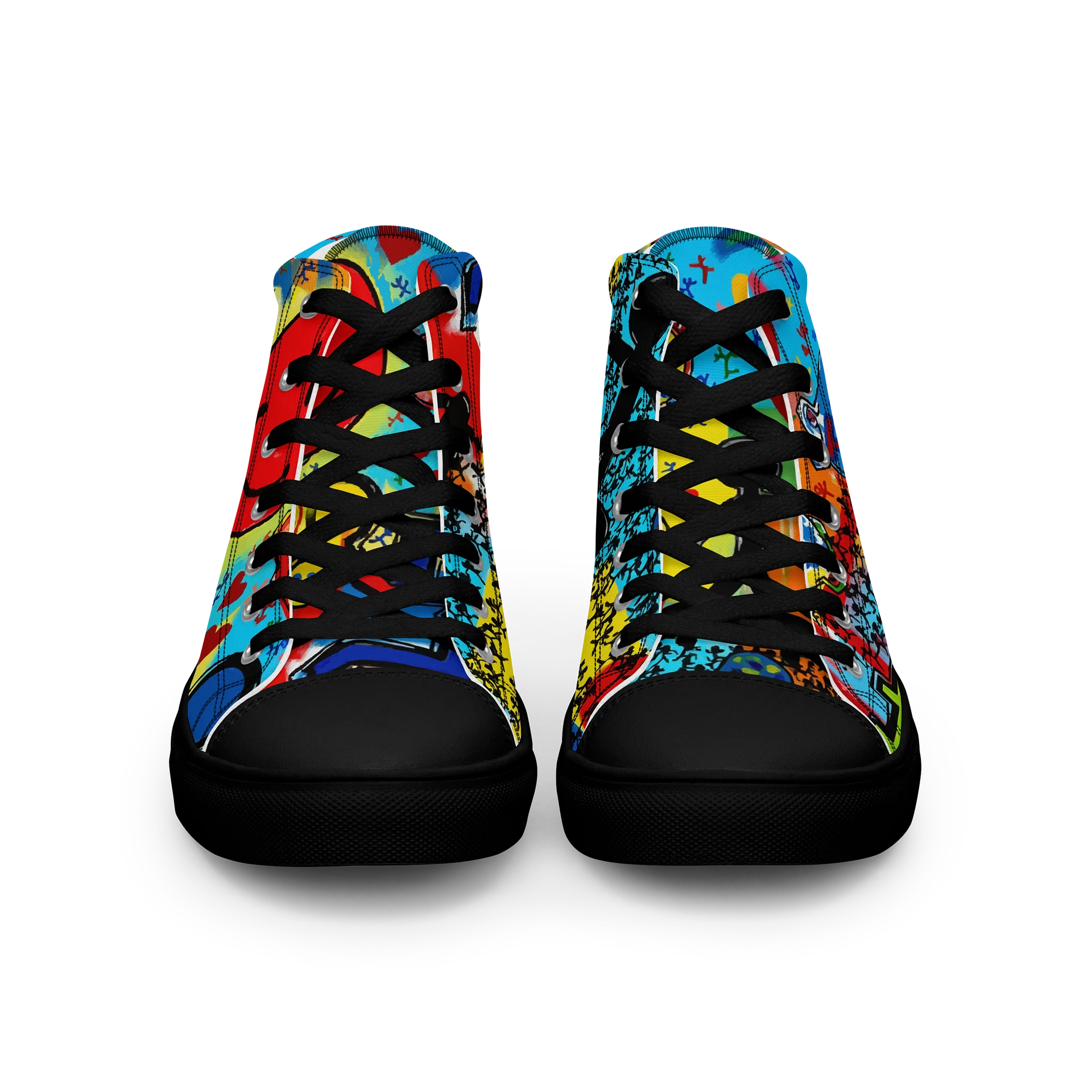 Tank the Skaterboy // Mens Graffiti High Tops product image (3)
