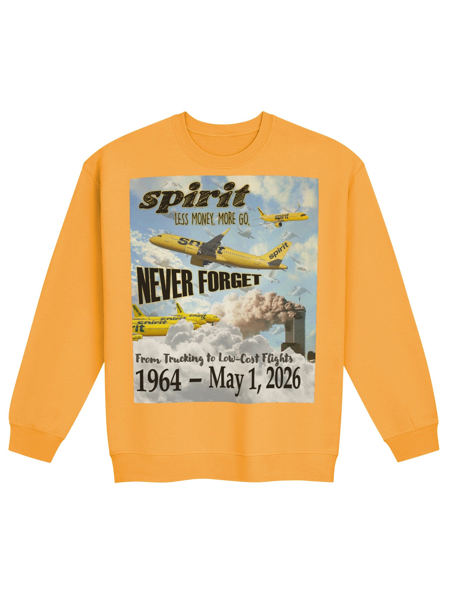 NEVER FORGET SPIRIT AIRLINES 🙏🏾🕊️✨ — SWEATSHIRT (Front ONLY) product image (21)