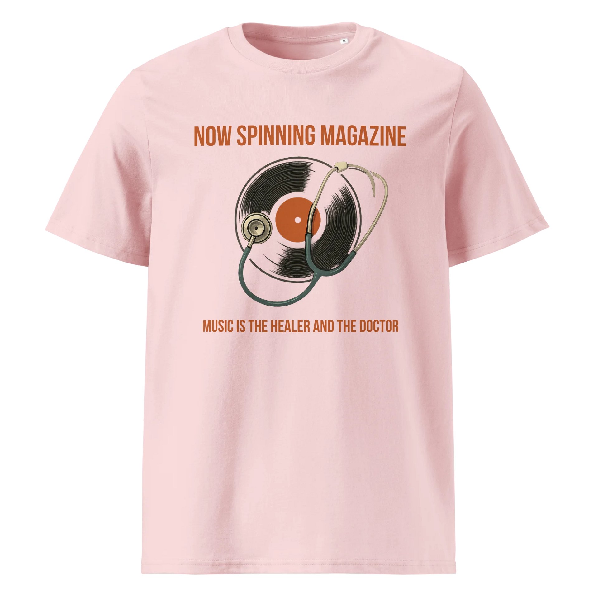 Music Is The Healer & The Doctor -Orange + Back Print product image (3)