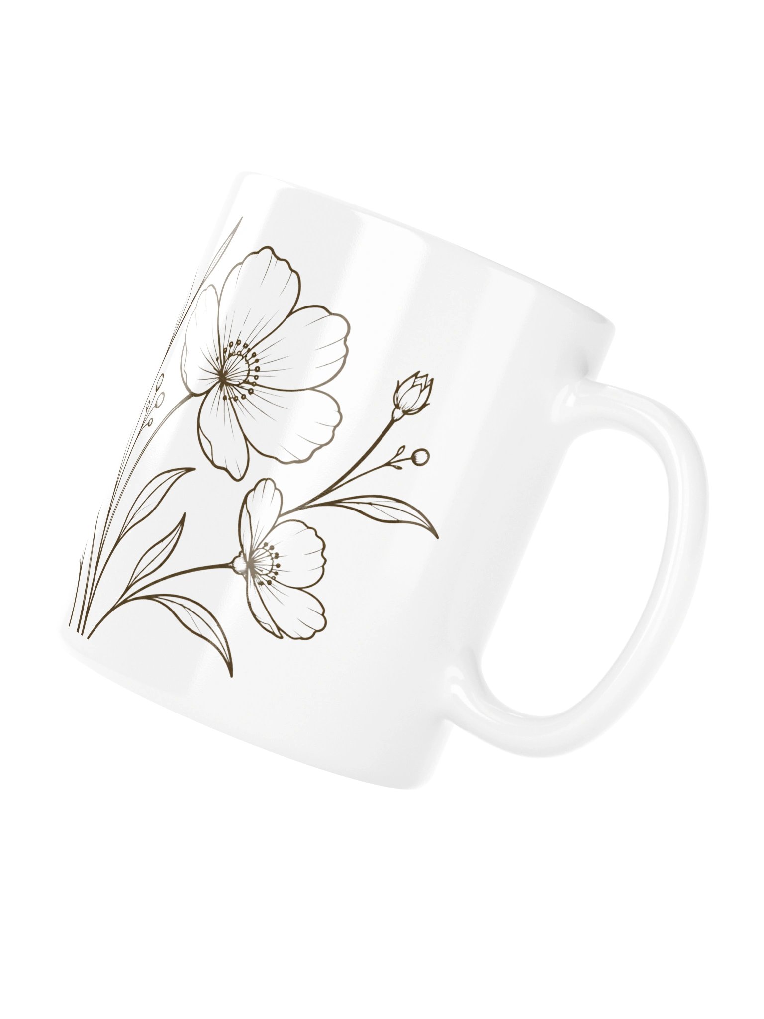 Let’s Move a Little Mug | Fine-Line Floral product image (5)