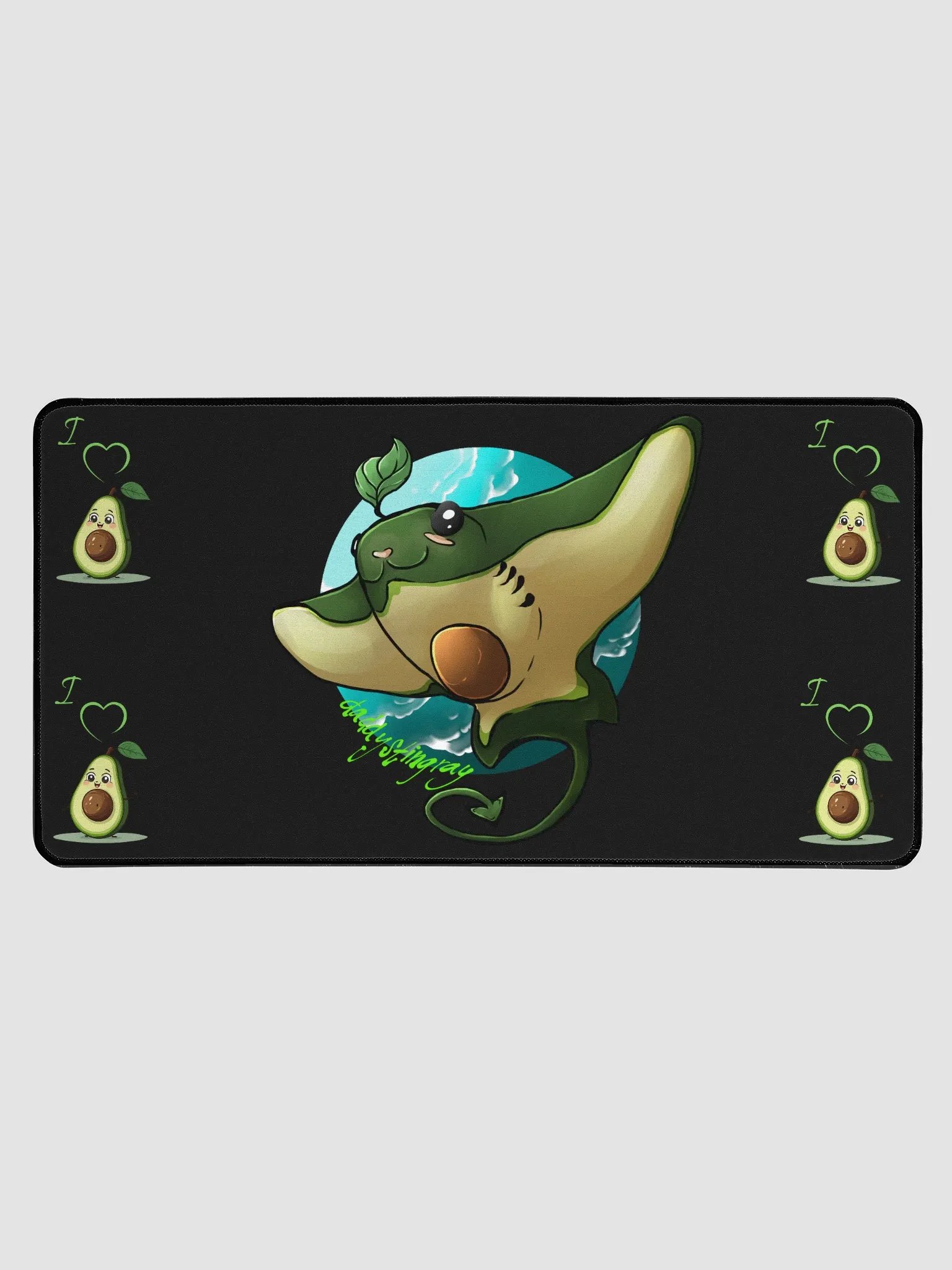 Avocado Manta Ray Desk Mat product image (2)