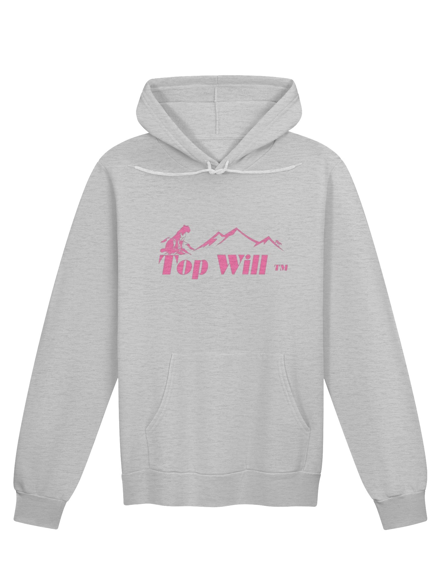 Top Will ™ Grey & Pink Supersoft Hoodie product image (1)