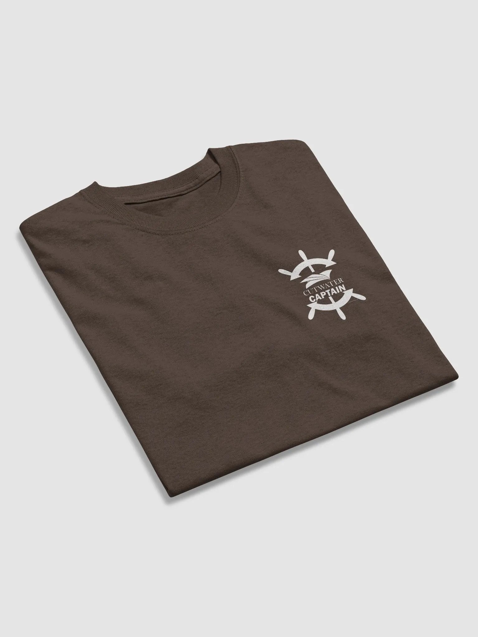 Cutwater Captain - T-Shirt - Dark Shirt w/White Logo product image (5)