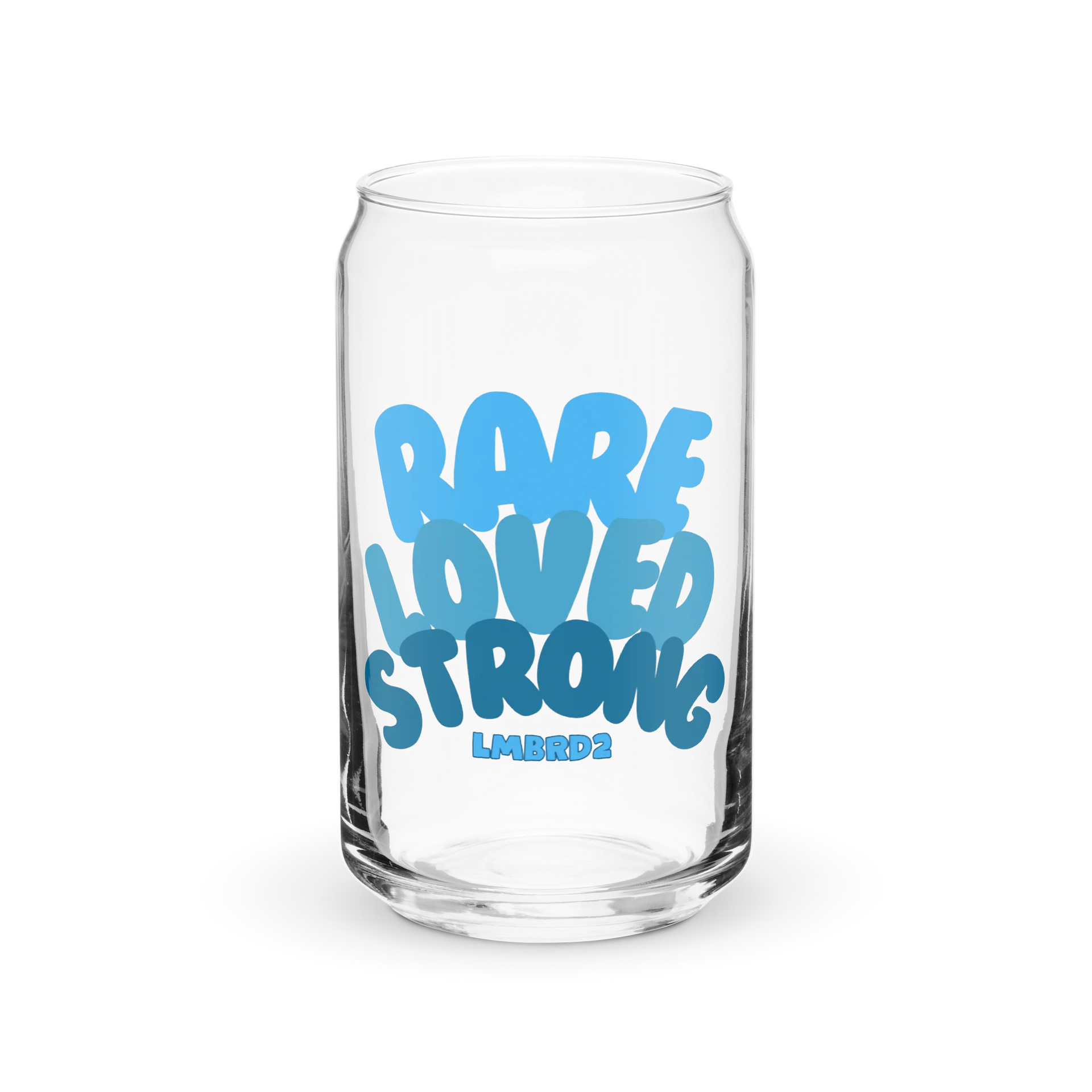 Rare, Loved, Strong - Glass Cup product image (1)