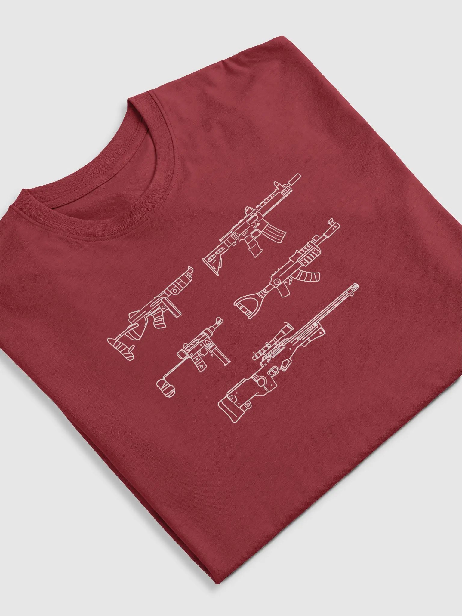 BeccaSomething Rust Gun Stencil Print Men's Tee product image (13)