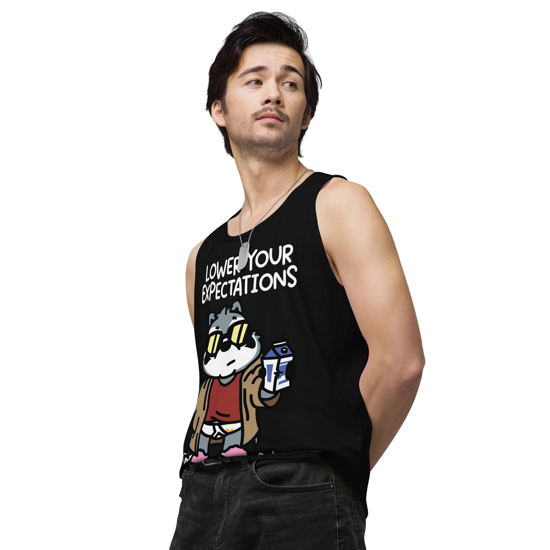 Lower Your Expectations Men's Tank Top product image (4)
