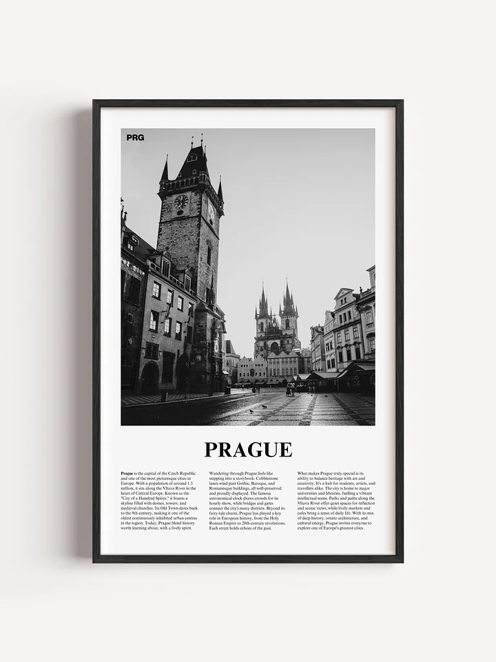 Prague 01 Newspaper Poster product image (1)